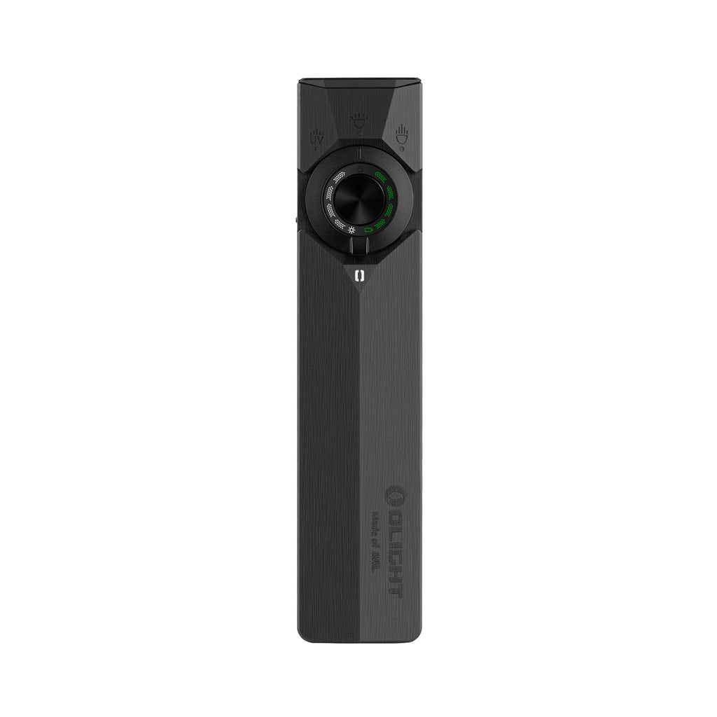 Olight ArkPro Ultra Class 3R Onyx Black CW – Flat Unibody EDC Flashlight with Multi-Light Sources