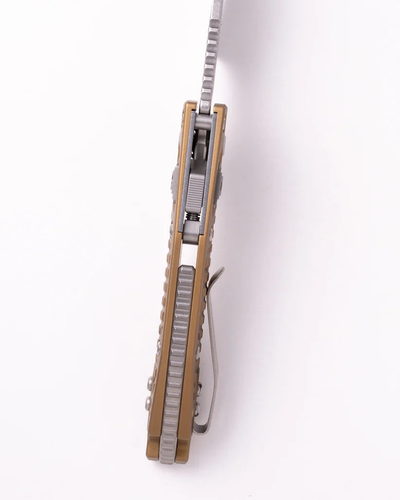 Microtech M-Stitch® RAM-LOK® S/E Stonewash Standard Frag Pattern Tan (169MRL-10FRTA)