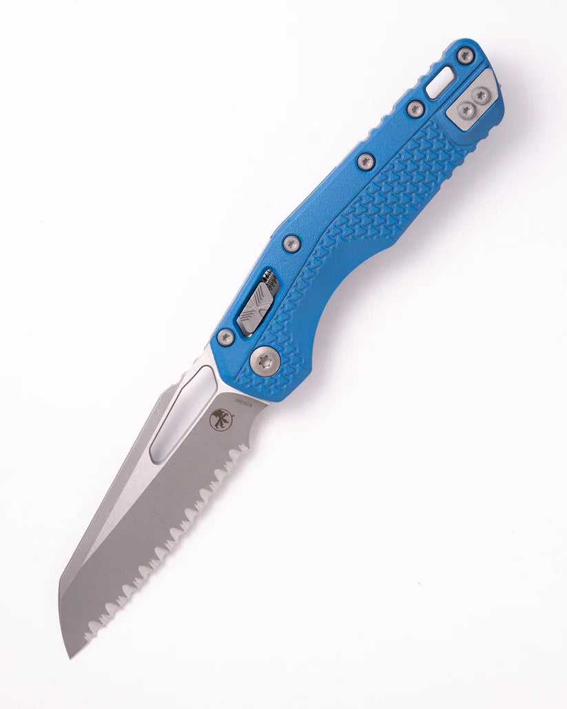 MICROTECH MSI® S/E Apocalyptic® Full Serrated Polymer Cerakote Blue (210T-12APPMCBL)
