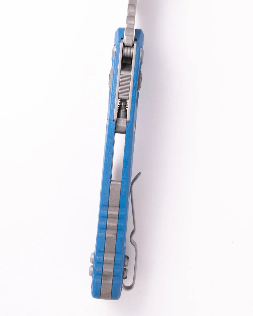MICROTECH MSI® S/E Apocalyptic® Full Serrated Polymer Cerakote Blue (210T-12APPMCBL)
