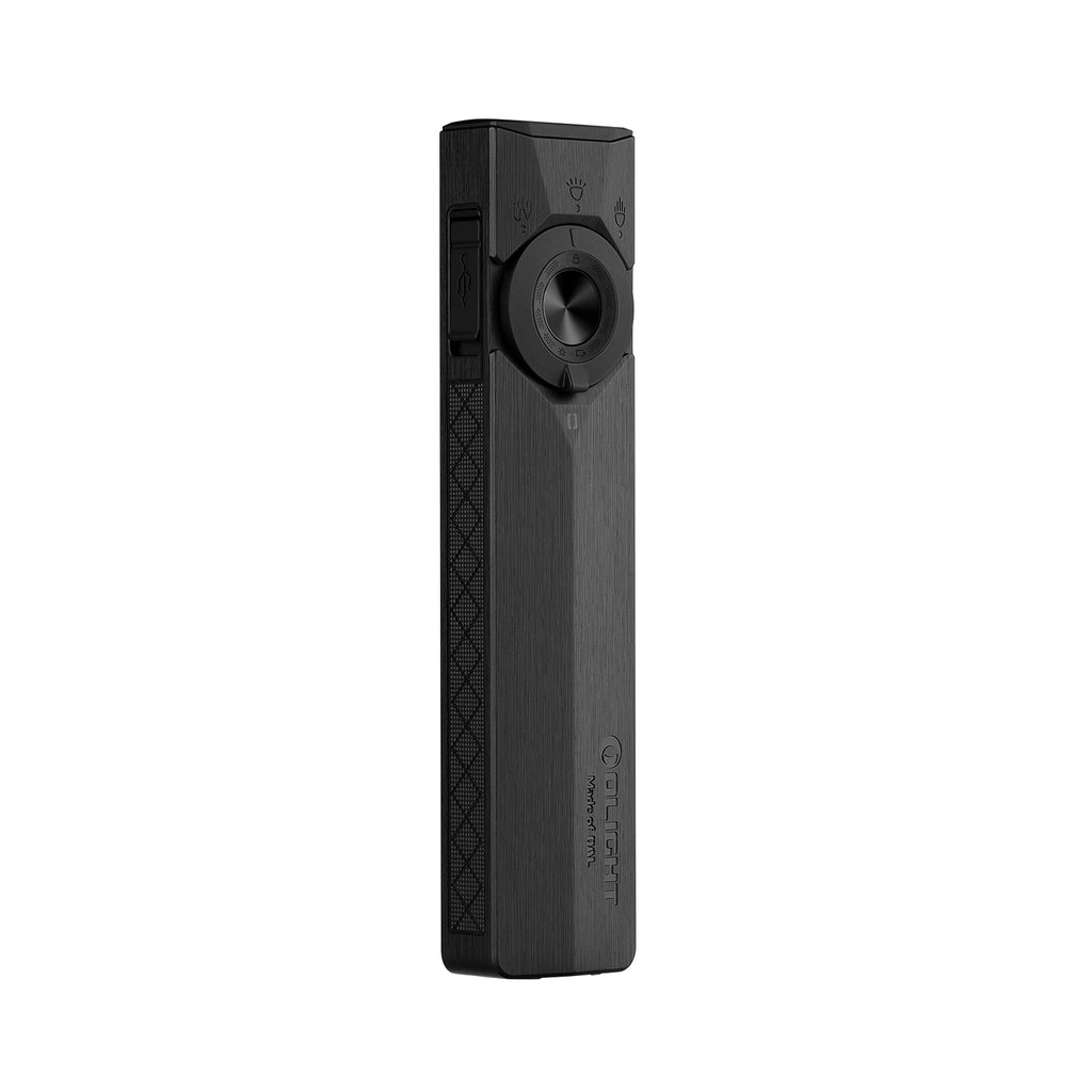 Olight ArkPro Ultra Class 3R Onyx Black CW – Flat Unibody EDC Flashlight with Multi-Light Sources
