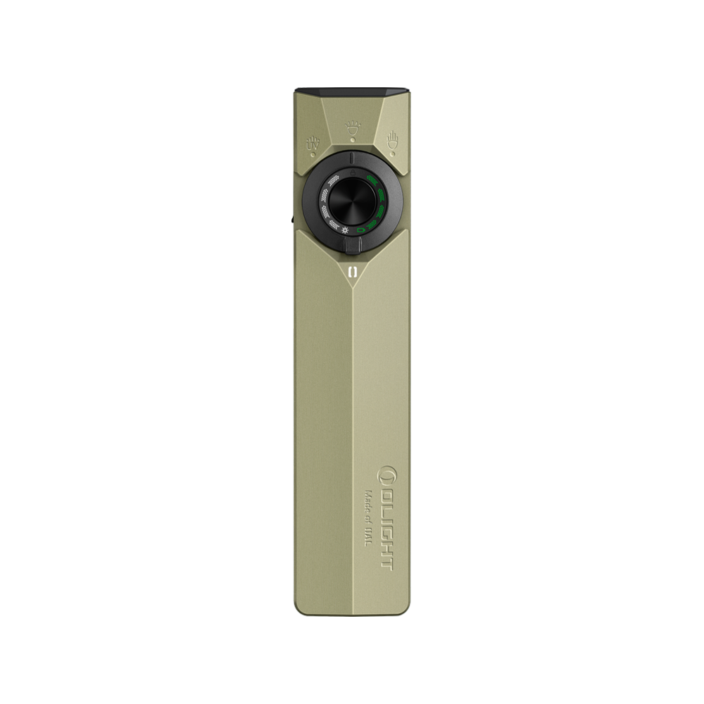ArkPro Ultra OLIVE GREEN CW Premium Flat EDC Flashlight with 4 Light Sources, 7 Modes, and 14-Day Runtime