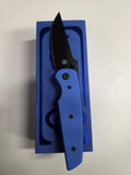 Chaves Knives Jake McCoy The Disciple Street Blue G-10 & Black PVD Elmax - Blue Label